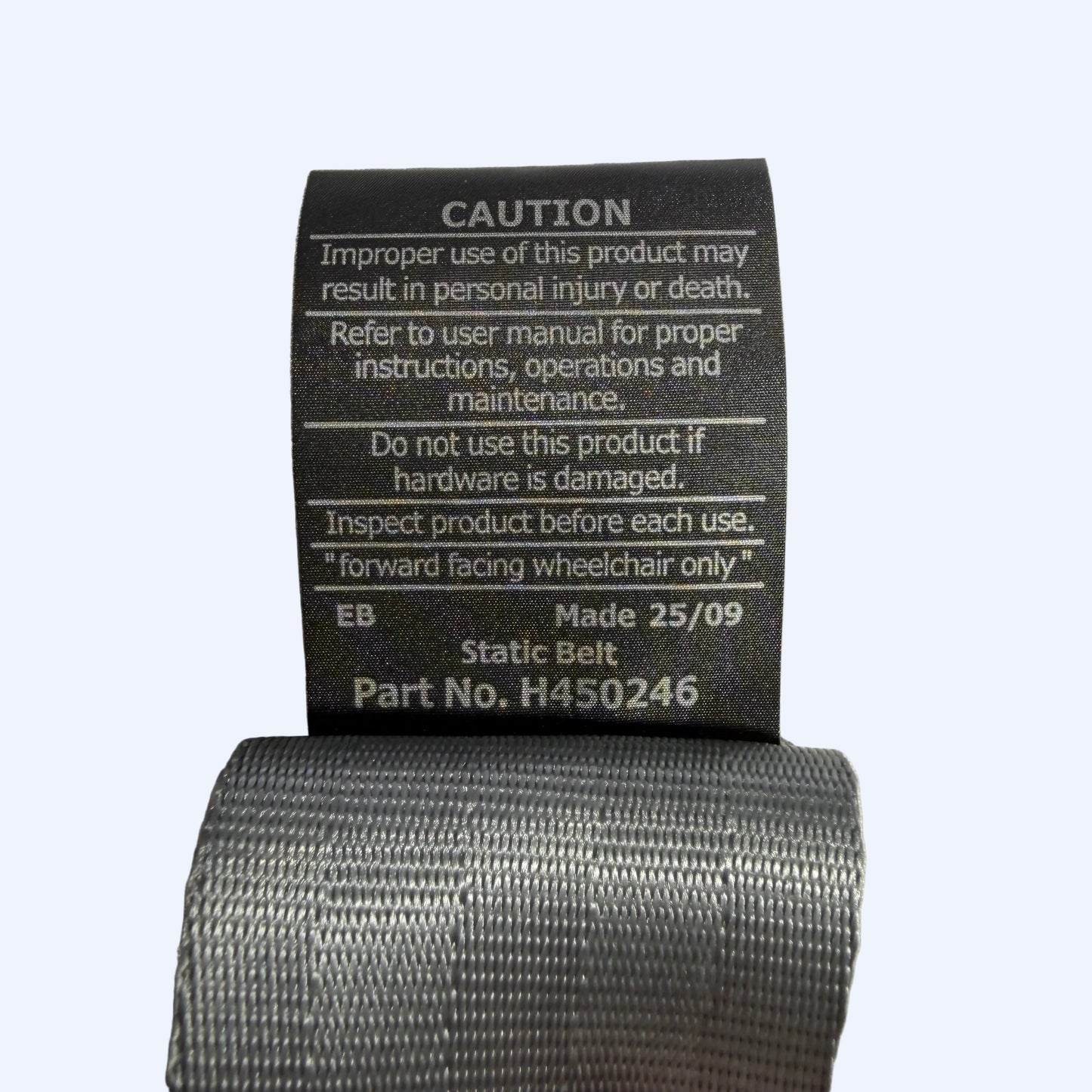 AMF Bruns Lap Belt Extension 24" | Grey WheelchairStrap.com