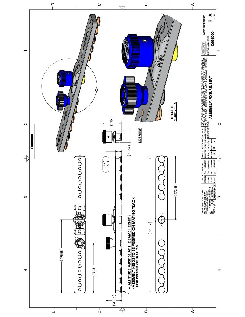 Q'Straint QSF Seat Fixing | Q088000