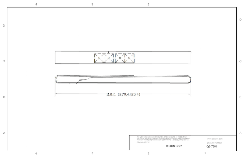 Q5-7581 | Q'Straint secure webbing loop