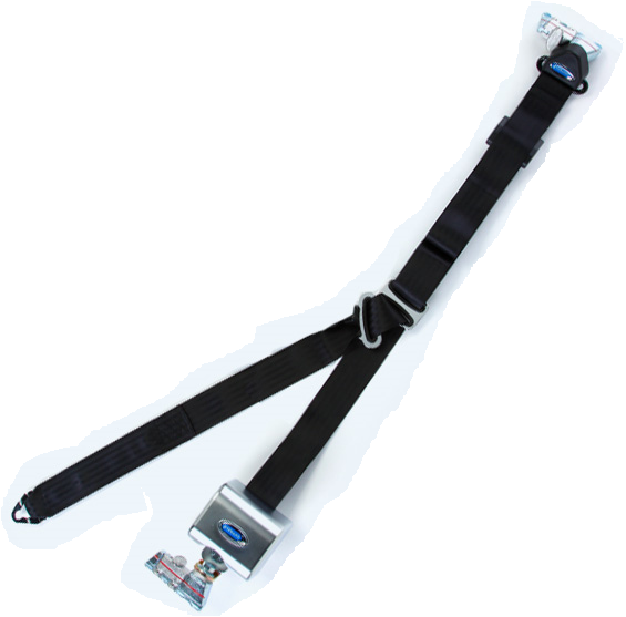 Retractable Shoulder & Lap Belt Combination Mounted with L-Track fitting on Top and Bottom | Q8-6323-A