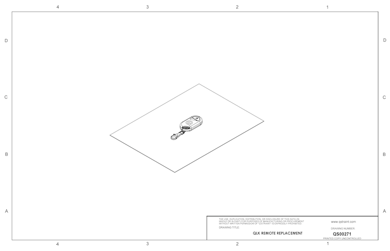Q'Straint QLK Key Fob Replacement | QS00271 Q'Straint