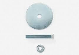Wheelchair 5/16" (8mm) Grade F835 Track Bolt with Washer & Nut QTY 1 | FE201006 - WheelchairStrap.com