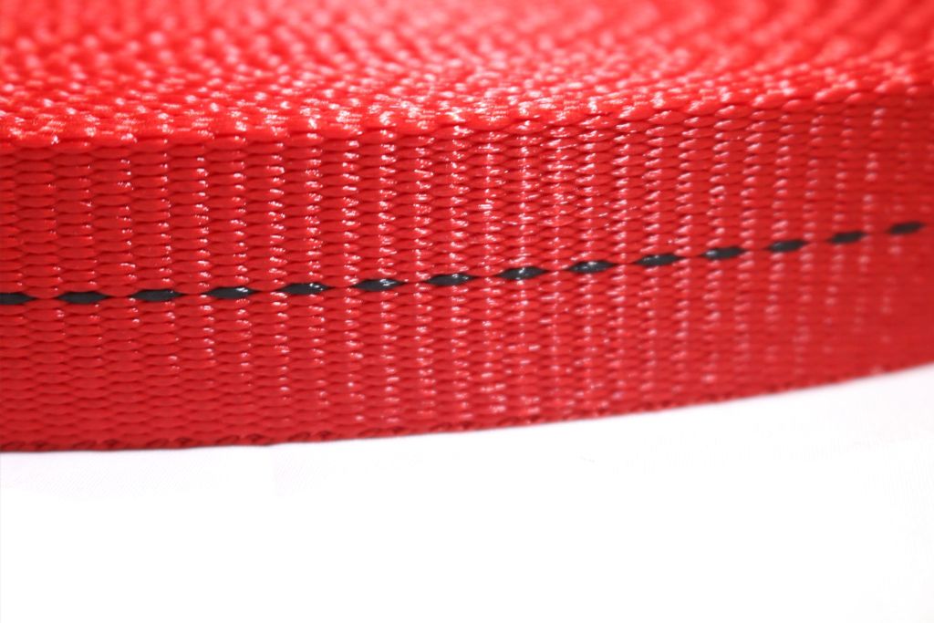 1" Red Premium, Heavy Duty Webbing - 3,500 lb. MBS - ratchetstrap-com.myshopify.com