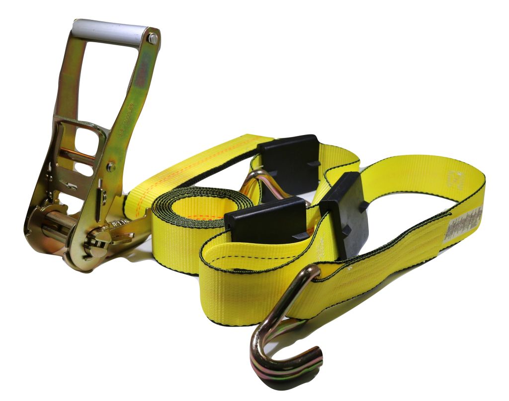 2" x 11 ft. Over the Wheel 3-Point Auto Tie Down Strap w/ 3 Hooks & 3 Sliding Cleats - ratchetstrap-com.myshopify.com