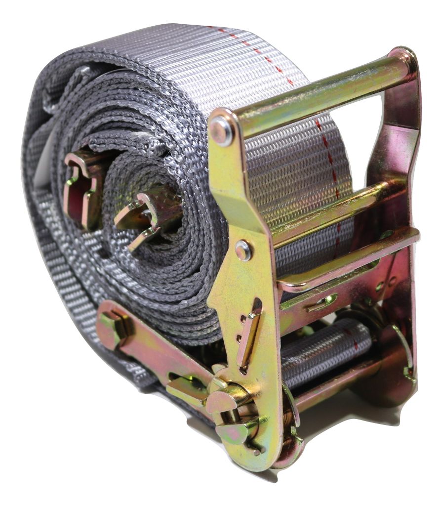 12, 16 or 20 Ft. Interior Van Ratchet Strap with 1/pc Spring "E" Fittings - ratchetstrap-com.myshopify.com