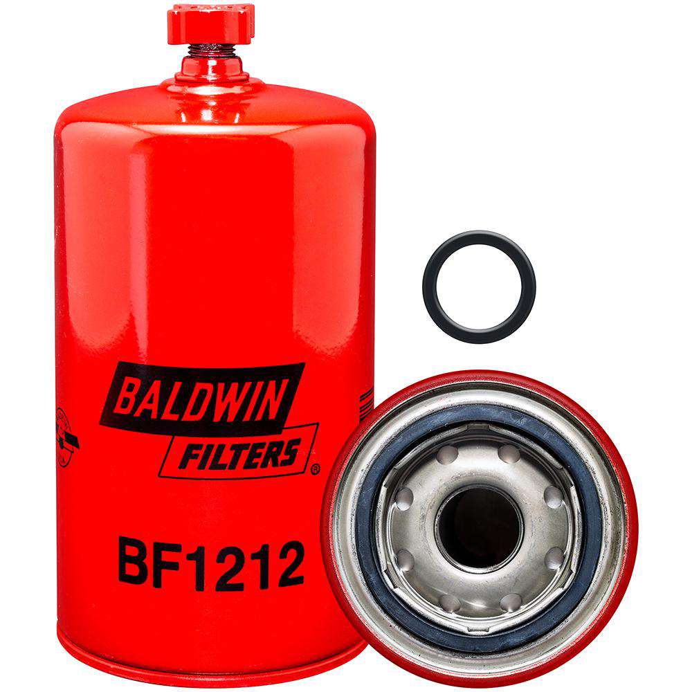 Qty 4 Baldwin Fuel Filter, Spin-On Filter Design | BF1212
