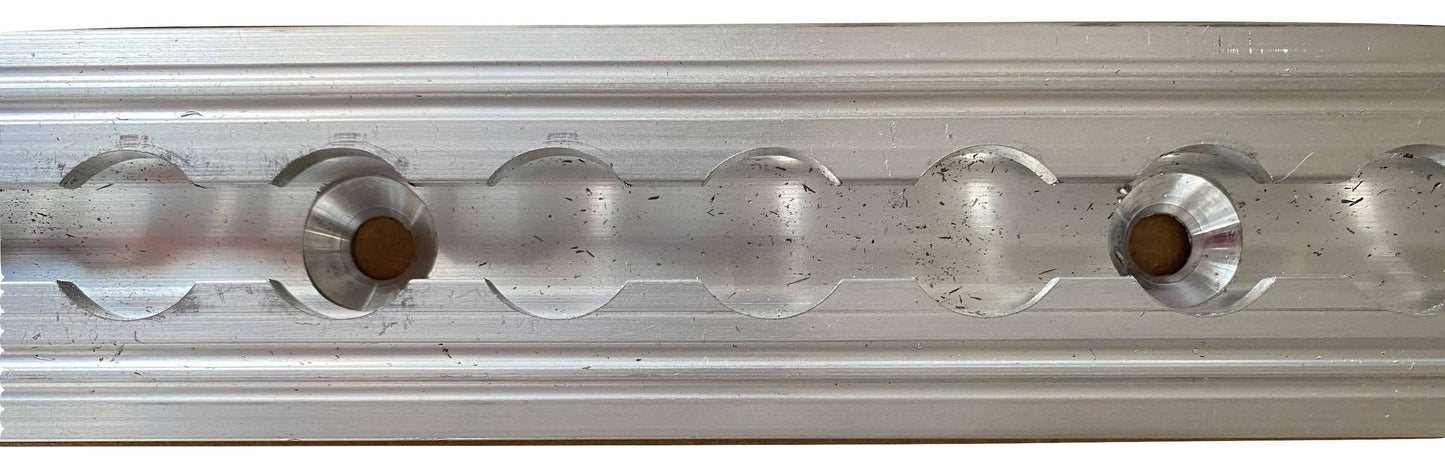 OMNI Surface Profile L-Track, Pre-Drilled angled series | FE752NA100-04-3