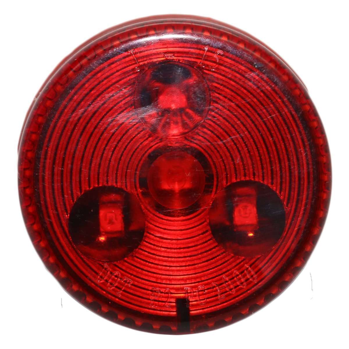 Astradepot 20-Pack 2.5 Inch Amber/Red 4-LED Trailer Truck Side Marker Clearance Lights - Universal 12V