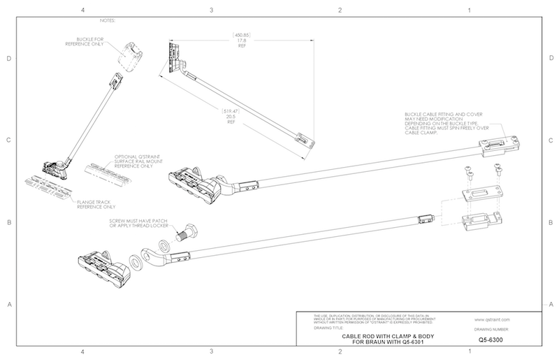 Lap Belt Cable Extension, 19.25" | Q5-6300 - RatchetStrap.Com