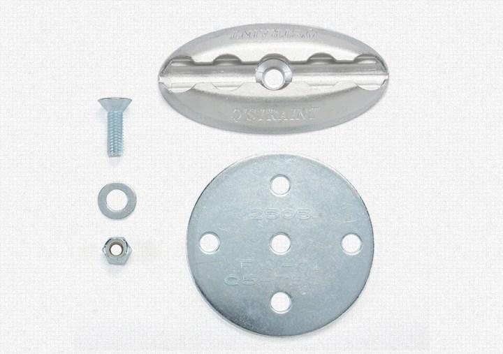 OMNI Oval L-Track Floor Pocket| Q5-7571-A RatchetStrap.com