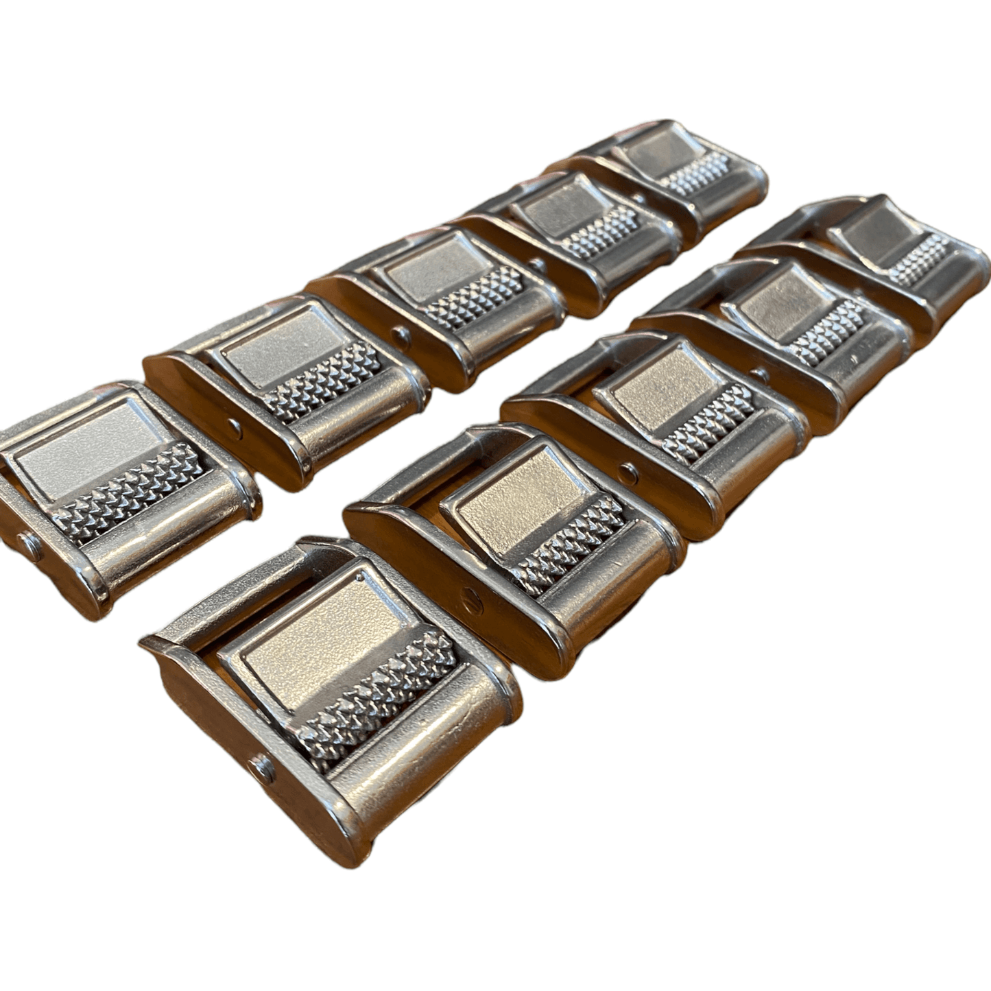 1 Inch Stainless Steel Cam Buckle Tie Down 2 PACK | 1CBSS - RatchetStrap.Com