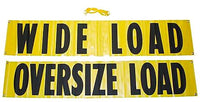 OVERSIZE LOAD / WIDE LOAD SIGN Reversible Banner 84" x 18" - ratchetstrap-com.myshopify.com