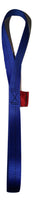 QTY 4 - 1 inch X 18 inch Blue Soft Tie Loops - Made in USA 4,500 lb. Break Strength Webbing - ratchetstrap-com.myshopify.com