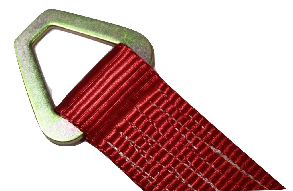 Qty 4 - 24" Axle Straps Auto Car Hauler Tie Downs Tow Wrecker, RED - ratchetstrap-com.myshopify.com