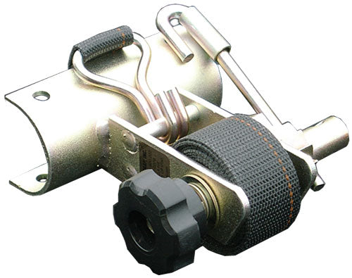 Rack-Strap Curved Mounting Bracket For 1-3/4 Inch O.D. Round Pipe | COLOR/METAL OPTIONS Media 1 of 1