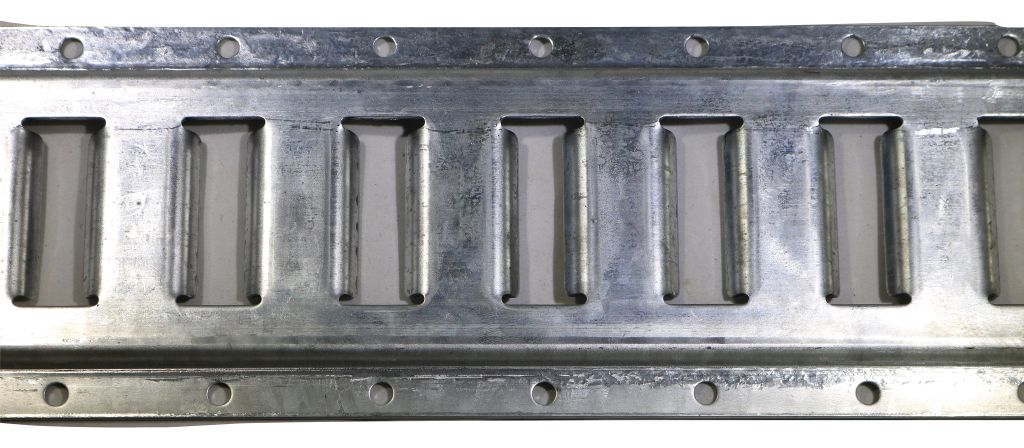 Series E - Track Horizontal Logistic Track - Zinc Galvanized - 10 ft. Section - ratchetstrap-com.myshopify.com