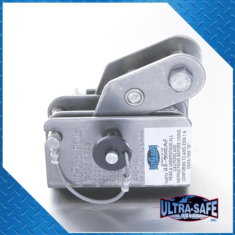 Rope Grab Anti-Panic for Window Washing. 5/8″ Poly-Dac, Stainless Steel | US-5000AP