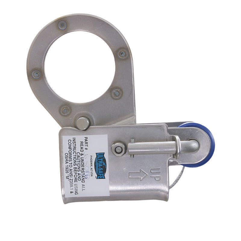Rope Grab 1/2” Kernmantle Rope, Stainless Steel