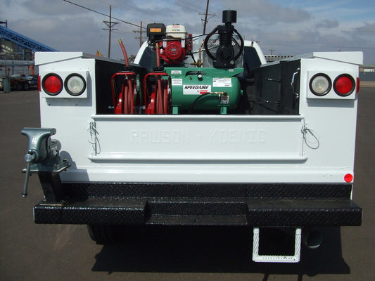 Image of Welding Truck Service Body Common to Pipeline Supply.