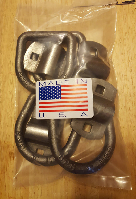 Made in USA ½" D-Rings