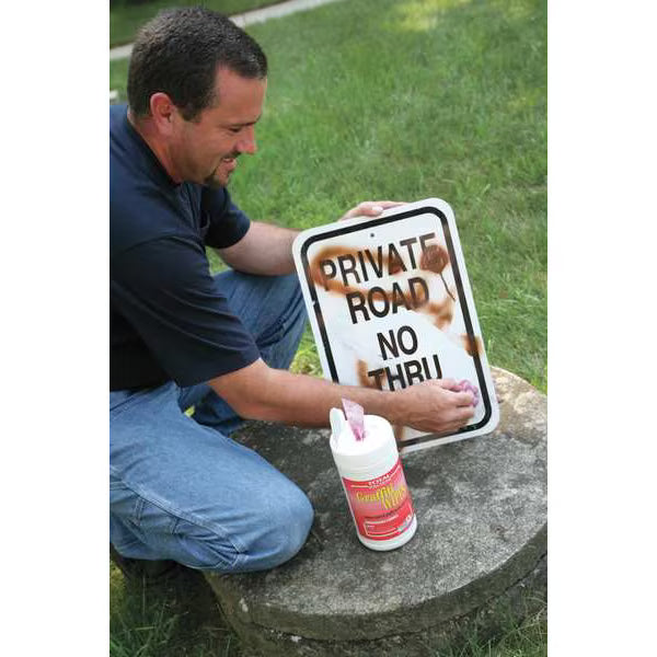 Graffiti Wipes Pre-Moistened Soy-Based Graffiti & Paint Remover  | 6 PACK