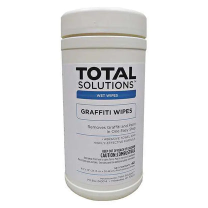 Graffiti Wipes Pre-Moistened Soy-Based Graffiti & Paint Remover | 1447