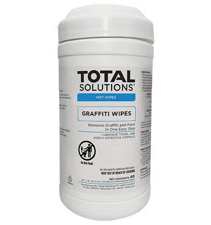 Graffiti Wipes Pre-Moistened Soy-Based Graffiti & Paint Remover  | 6 PACK
