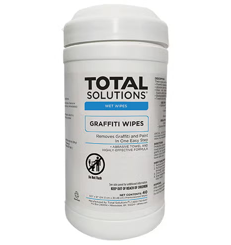 Graffiti Wipes Pre-Moistened Soy-Based Graffiti & Paint Remover | 1447