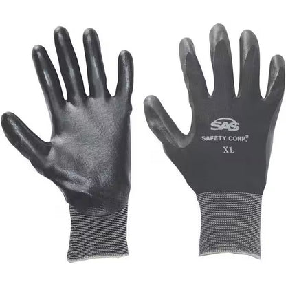 SAS safety nitrile coated gloves