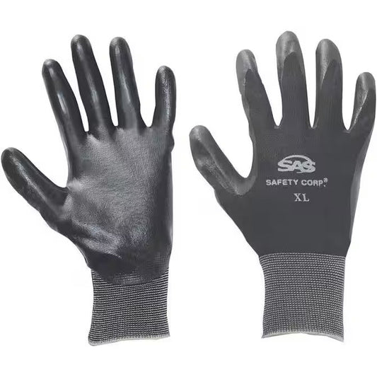SAS safety nitrile coated gloves