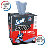 Scott® Shop Towels Original Blue, Pop-Up Dispenser Box | 75190 | CASE