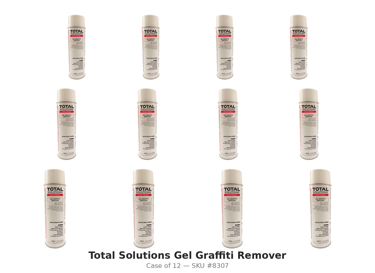 Gel Graffiti Remover 12 CANS | 8307