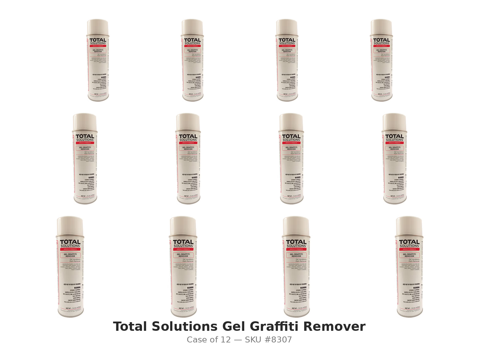 Gel Graffiti Remover 12 CANS | 8307