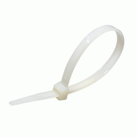 ACT 0.34 x 25.5" Natural Nylon White Heavy Duty Cable Ties | AL241759L