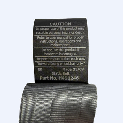 AMF Bruns Lap Belt Extension 24" | Grey WheelchairStrap.com