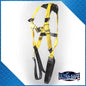 Full Body Harness, Soft D-Ring Center Back, Quick Release Buckles with Mini X