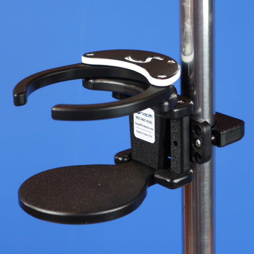 Adjustable Foldaway Drink Holder for Rolling Walker | A001P Snapit!