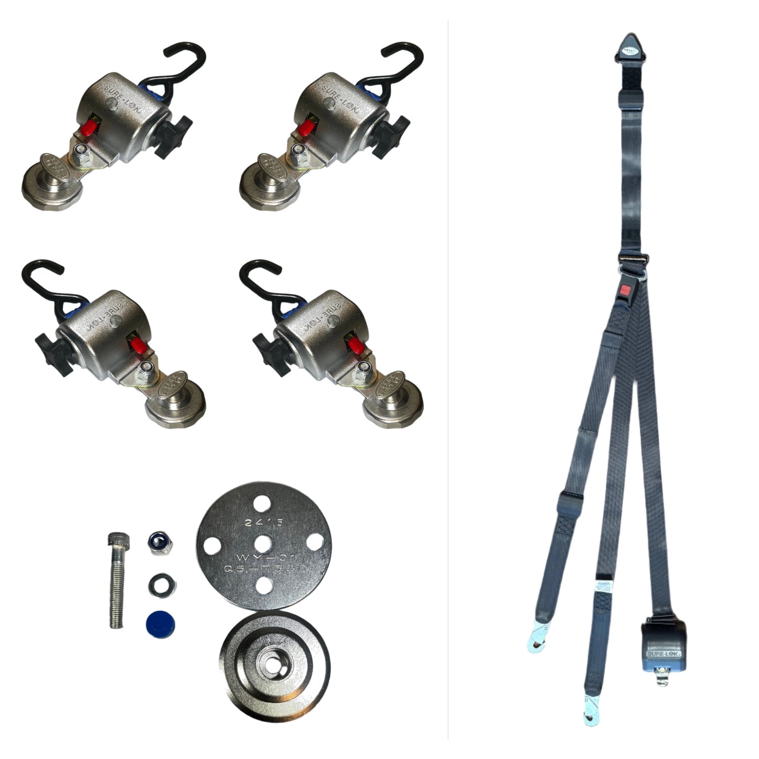 AL760S-4C-SNC  WheelchairStrap.com