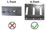 4 QRT Standard Retractors with A-Track Fittings | Q-8201-A