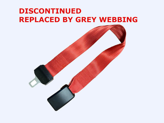 24" Extension Wheelchair Lap Belt Red | H350245-24