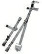 AMF Bruns Retractable Lap/Shoulder Belt w/ Height Adjuster, L-Track fitting on Top, 90° Bracket on Bottom (Copy) AMF Bruns