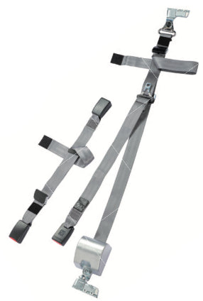 AMF Bruns Retractable Lap/Shoulder Belt w/ Height Adjuster, L-Track fitting on Top & Bottom (Copy) AMF Bruns