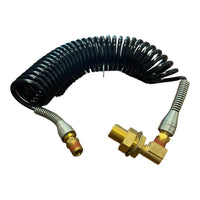 72” Coiled Fifth Wheel Hose