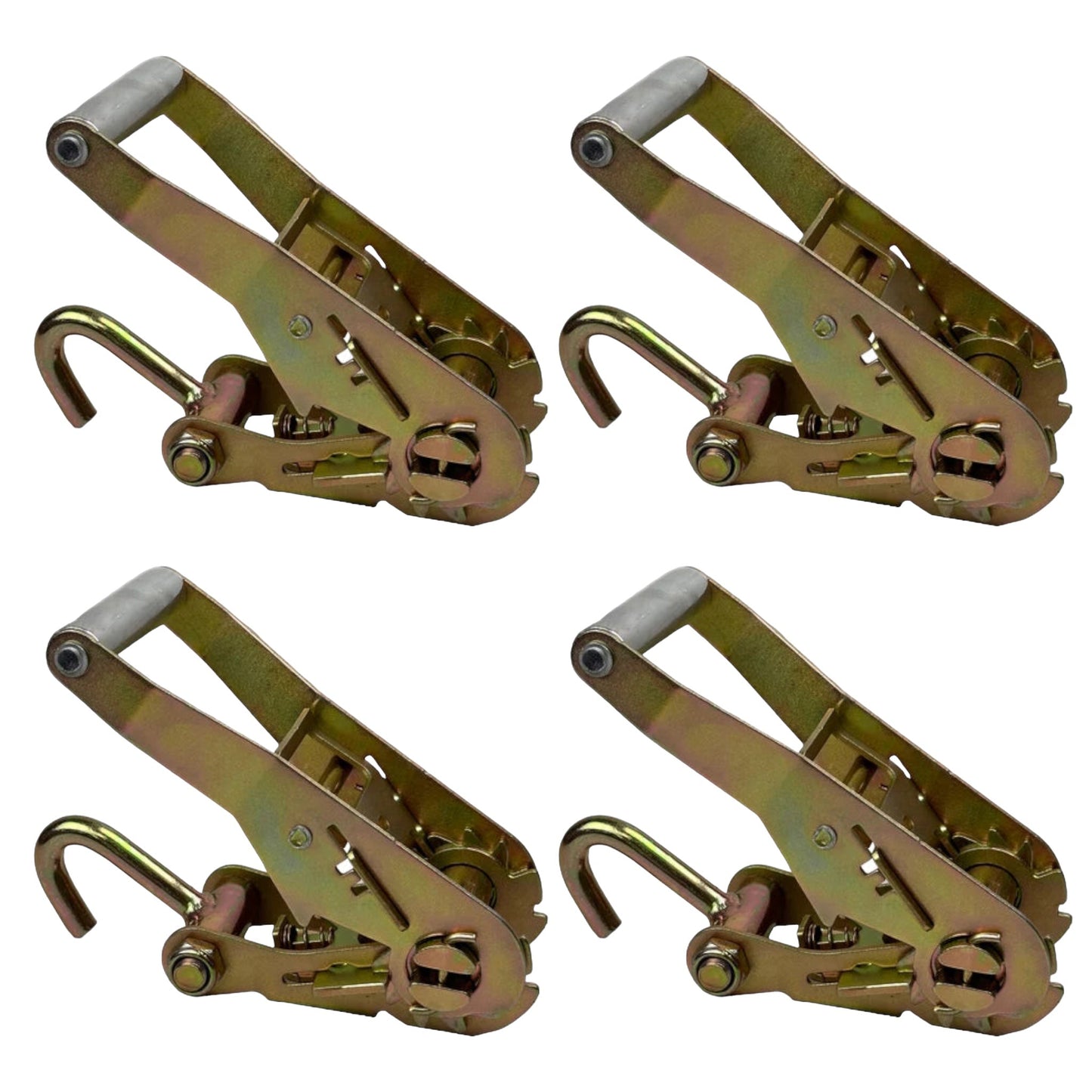 2” Short Wide Handle Ratchet with Finger Hook | 4 PACK | Go-Tow.com