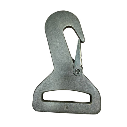 3" Webbing Flat Stamped Snap Hook | GREEN