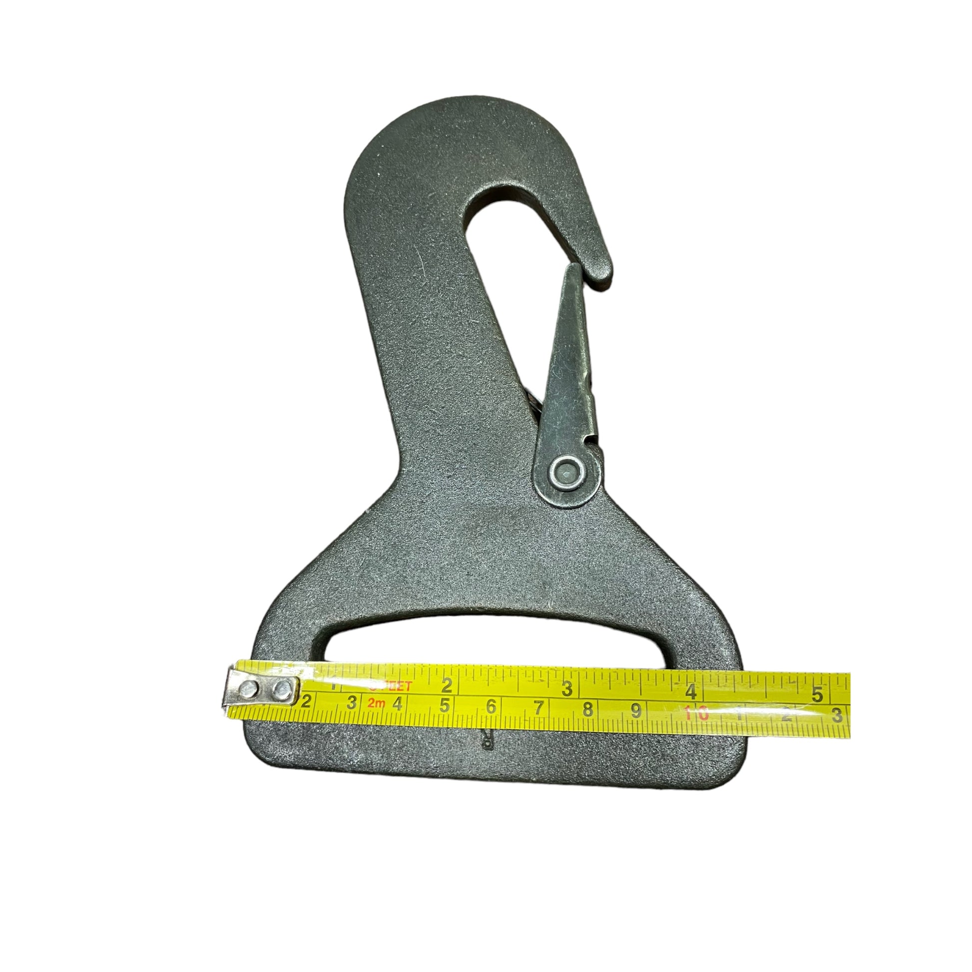 3" Webbing Flat Stamped Snap Hook | GREEN