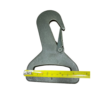 3" Webbing Flat Stamped Snap Hook | GREEN