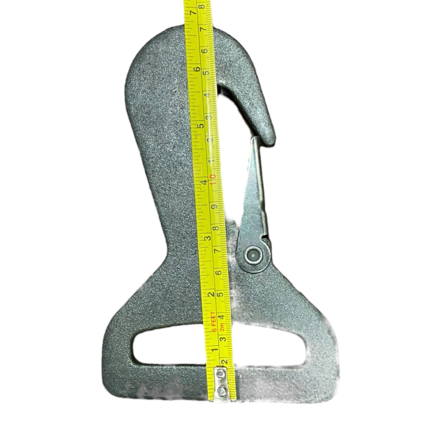 3" Webbing Flat Stamped Snap Hook | GREEN