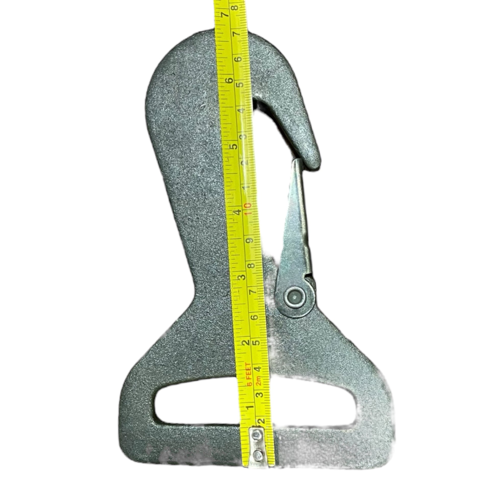 3" Webbing Flat Stamped Snap Hook | GREEN