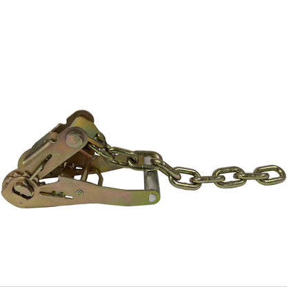 8 Point DiamondWeave™  18 Ft Strap Kit for Rollback/Flatbed Tie Downs with 12" Chain Tail | COLOR OPTIONS